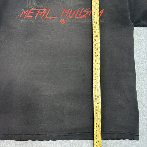 Metal Mulisha T-Shirt Men’s XL Black Death Thrill Seekers Skull Graphic Moto - Picture 3 of 6